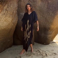 Para Praia Black Kimono 2025 Bikini Cover Ups Solid Bat Sleeve Beachwear Beach Maxi Women Loose Cardigan Swimsuit Covers