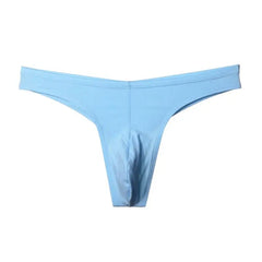Mini-Strandmode Herren Bikini mit Beutel, bequemer Badeanzug mit T-Rücken