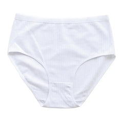 Women High Waisted Underwear Pure Cotton Solid Plus Size Breathable Women's Triangle Abdominal Underwear