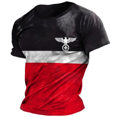 Summer Men's T Shirt Casual Short Sleeve European T-Shirt Soccer Clothing Fashion Streetwear Male Oversized Clothing Pullover