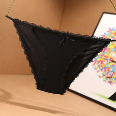 תחתוני נשים סקסיים חלקים תחתוני נשים הלבשה תחתונה לנשימה תחתונים נמוכים מותניים אינטימיים נוחות תחתונים