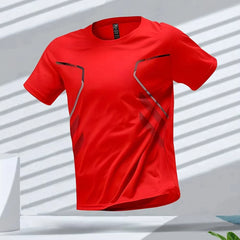 2025 New Summer T-shirt Sports Running 3d T Shirts For Men Fashion Casual Short Sleeve O-Neck Tops Tees Gym Clothes Color Block