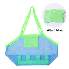 תיק כתף חוף תיק רשת מעטפת תיק חוף חיוני תיק חוף צעצוע תיק