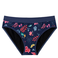 Vierlagige, atmungsaktive Periodenunterwäsche, auslaufsicher und tamponfrei.