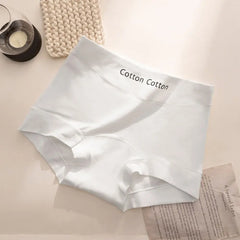 3Pcs Underpants Comfortable Simple Briefs Mid Waist Panties Seamless Underwear Cotton Crotch Underwear for Women Gifts