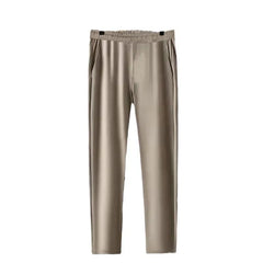 Men Sets Turn Down Collar Shirts Short Sleeve T Shirts Knee Length Straight Pants Two Pieces Loose Fit Summer Solid Casual