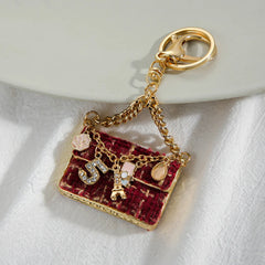 Fashionable Exquisite Bag Keychain Accessories Lady's Handbag Key Chain Pendant 43 Kinds of Style Women Gift Dropshipping