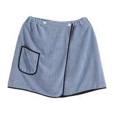 Men can wear a shower skirt soft skin absorbent quick drying bath towel to wear and remove convenient beach bath towel