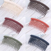 Hair Accessories 15 Teeth Women Hair Clip Frosted Headwear Hair Comb Clip Fashion Headdress Broken Hair Hairpins Women