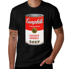 Andy Warhol Campbell's Soup T-Shirt man t shirt cotton cotton tshirt 100% T-Shirt