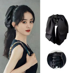 Neue koreanische große Haarspange mit Schleife, Haarclip für Damen, Haarspangen für hohen Pferdeschwanz, Haarschmuck für Mädchen und Frauen