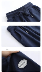 Boys Suit Sweatshirts +Pants Cotton 2Pcs/Sets 2022 Solid Spring Autumn Sports Sets Teenagers Tracksuit Children Clothing