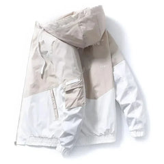 Men's Coat Casual Korean Style Spring Fashionable Thin Topmen's Jacket Hood Student Workwear Jacket Harajuku Street Clothing