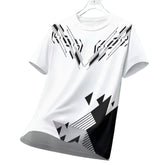 Sportliches Freizeit-Trikot für Herren, atmungsaktives Funktionsshirt für Outdoor-Aktivitäten wie Laufen, Radfahren und Radfahren, Kurzarm, Rundhalsausschnitt, ideal für Fitnessstudio und Freizeit.