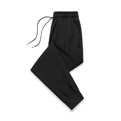 Dünne, atmungsaktive Freizeithose aus Eisseide für Herren (Frühling/Sommer), locker geschnitten, schnelltrocknend, sportlich, 9-Punkt-Schnitt