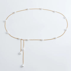 Modischer, sexy Perlen-Bauchgürtel, Taillenkette für Damen, Sommer-Strand-Bikinis, Festival-Accessoires, Körperketten-Schmuck-Accessoires