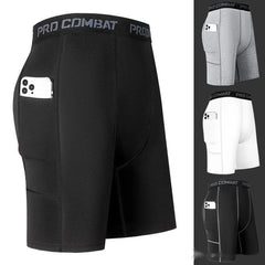 מכנסי ספורט וכושר לגברים ריצה ספורט צמודים אלסטיים ייבוש מהיר מכנסי כיסים לאימוני כדורסל מכנסיים חיצוניים Y2k טיקי