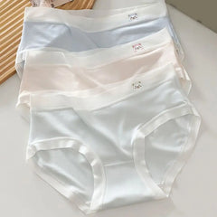 5PCS Sweet Cute Panties for Women Underwear Cotton Crotch Seamless Briefs Female Lingerie Bear Underpants Girls