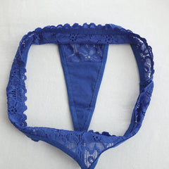 Sexy Female Lingerie Lace trim Sexy Thongs Women Low-Rise Briefs Floral Embroidery Underpants Female Lingerie