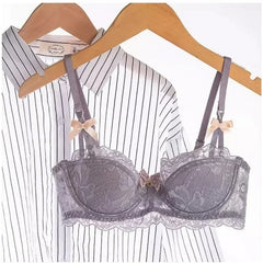 MOYISU French Romantic Lace Comfortable Breathable Sexy Tushy Slim Bra Collection Pure Desire Girls Super Beautiful Underwear SE