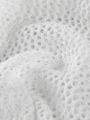 3 Piece Bikini Set 2025 Sexy Crochet Swimwear Floral Bathing Suit with Skirt Sheer Knit Beachwear Vacation Dresses Swimsuit K160