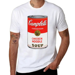 Andy Warhol Campbell's Soup T-Shirt man t shirt cotton cotton tshirt 100% T-Shirt