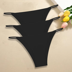 Nahtlose Damen-Slips, sexy, tief sitzend, in verschiedenen Farben, atmungsaktiv, aus Eisseide, spurlos, weich, Größen S-XL