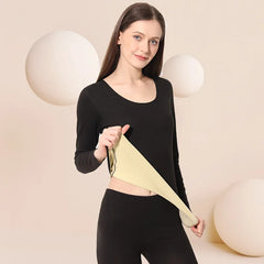 Women's Thermal Underwear Men Double-sided Fleece Seamless Thermos Clothing Warm Lingerie Suit Winter Clothes Women 2 Piece Sets