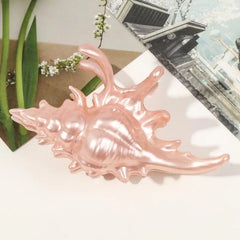 Ocean Shark Claw Clip For Women Conch Hair Claw Clip For Cute Beach Hair Accessories