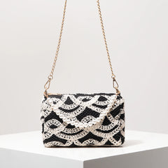 תיקי חוף בוהו לנשים, תיק פנינים, תיק נצרים, תיקי טוטה בסגנון יוקרתי לנשים, בגדי חופשה לנשים, פריטי חובה לטיולים