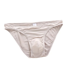 Einfache, einfarbige Herrenunterwäsche aus reiner Baumwolle, Slips mit elastischem Bund, atmungsaktiv und schweißabsorbierend, Modell RA39