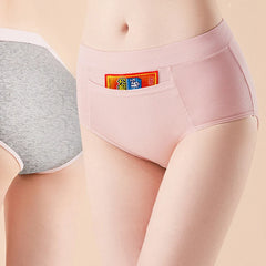 4Pcs Women's Menstrual Panties Physiological Pants Leak Proof Underwear Ladies Period Panty High Waist Cotton Briefs Lingerie