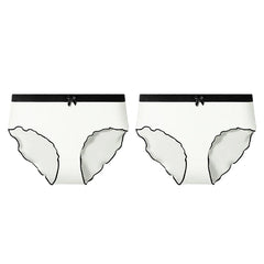 5er-Pack Damen-Unterwäsche, atmungsaktive und bequeme Baumwollslips, Sommerslips mit dünnem Bund, Mädchenunterwäsche