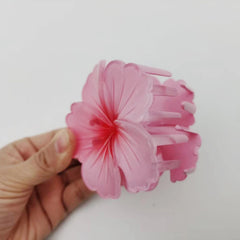 סט קליפסים לשיער פרחוניים 3 יחידות/סט לנשים אביזרי שיער חוף אביב חמודים, קליפסים פרחוניים לבהיניה פריטי יסוד לקיץ