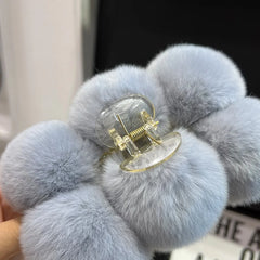 Haarklammern-Zubehör für Frauen, pelzige Nadeln, Clips, Cheveux Bandeau, koreanische Mode, Pinza Pelo Haarspangen, Cheveux Femme Haarschmuck