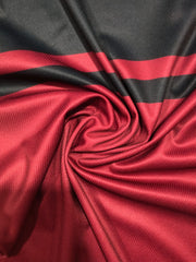 Men'S Novelty 3D Crew Neck T-Shirt,Casual Polyester Knit Fabric with Slight Stretch,Regular Fit,with Striped Pattern,