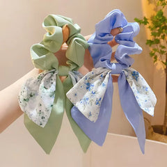 Haarschmuck für Feen, Haargummis, Schleifen, Haarbänder mit Blumenmuster, elastische Haarbänder, Haargummis, Haarspangen, Haarschmuck für Mädchen