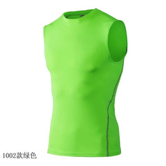 Mens Tank Top Bodybuilding Muscle Shirts Compression Tank Top Men Sleeveless TShirt Sports Shirt For Men Slim Running Vest Men
