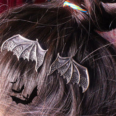 Accessoires für Damen: Halloween-Haarspange mit Fledermausflügeln – Modische, vielseitige Haaraccessoires für Partys