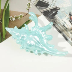 קליפס טופר כריש אוקיינוס לנשים קליפס טופר קונכייה לשיער לאביזרי שיער חוף חמודים