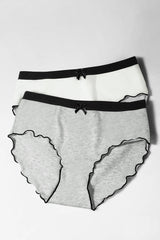 5er-Pack Damen-Unterwäsche, atmungsaktive und bequeme Baumwollslips, Sommerslips mit dünnem Bund, Mädchenunterwäsche