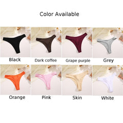 Seamless Cotton Panties Women's Sexy Thong G Breathable Lingerie Lingerie