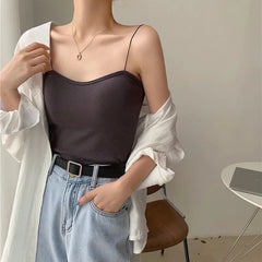 Seamless Underwear for Women Push Up Bandeau Bra Lightly Lined Wireless Bra Solid Color Vest