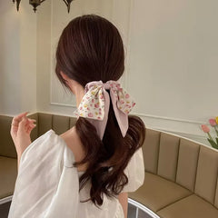 Haarschmuck für Feen, Haargummis, Schleifen, Haarbänder mit Blumenmuster, elastische Haarbänder, Haargummis, Haarspangen, Haarschmuck für Mädchen