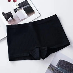 Damen Boxershorts Unterwäsche Baumwolle Damen Sicherheitshosen Nahtlose Unterhosen Einfarbig Bequeme Boyshorts Sexy Dessous Трусы Женские