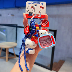 Sanrio Hello Kitty Keychain Girls Bag Pendant Kt Cat Cartoon Doll Toy Exquisite Key Chain Kawaii Surprise Girls Kids Gifts