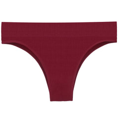 Brasilianische Damen-Slips aus Baumwolle, bequeme SL-Unterwäsche, Hüftslip mit T-Rücken, Damen-Dessous