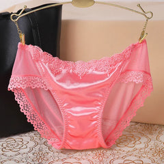 Damen-Slips, Unterwäsche, Spitzen-Slips, nahtlose Slips für Damen, elastischer Hüftslip, sexy Damen-Dessous