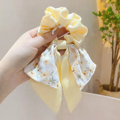 Haarschmuck für Feen, Haargummis, Schleifen, Haarbänder mit Blumenmuster, elastische Haarbänder, Haargummis, Haarspangen, Haarschmuck für Mädchen