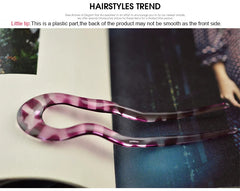 Women hair accessories 2022 vintage hair sticks abs plastic haar accessoires fashion hair clips for women